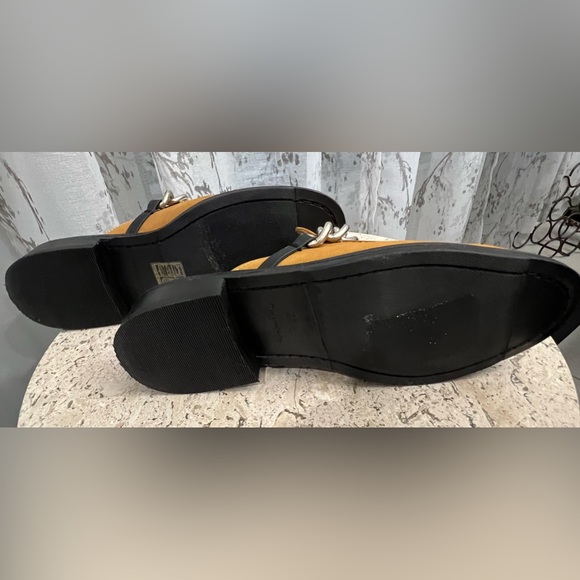 New Free People brown suede loafers with chain detail - Picture 8 of 8